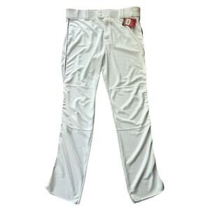 NWT Rawlings Straight Fit Piped White Baseball Pants Men's XL